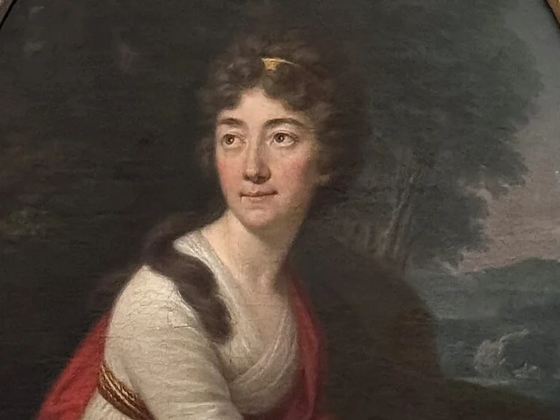 1759-Johann Niedermann - Ritratto di Gabriella Baumberg